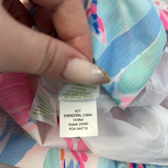Lilly Pulitzer Lynn Out To Sea Sailboat Shift Dress Size 2 - Picture 9 of 11